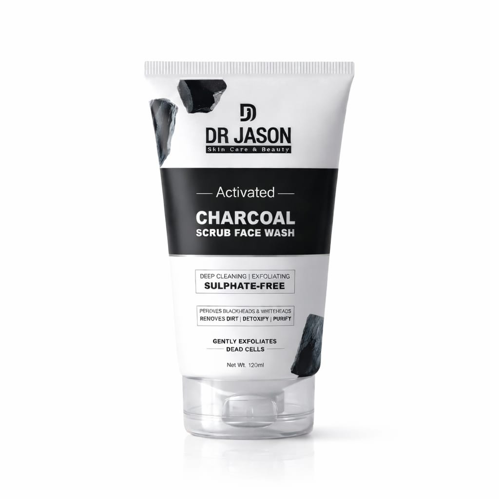Dr Jason Charcoal Face Wash – Deep Cleansing & Oil Control (120 ml)