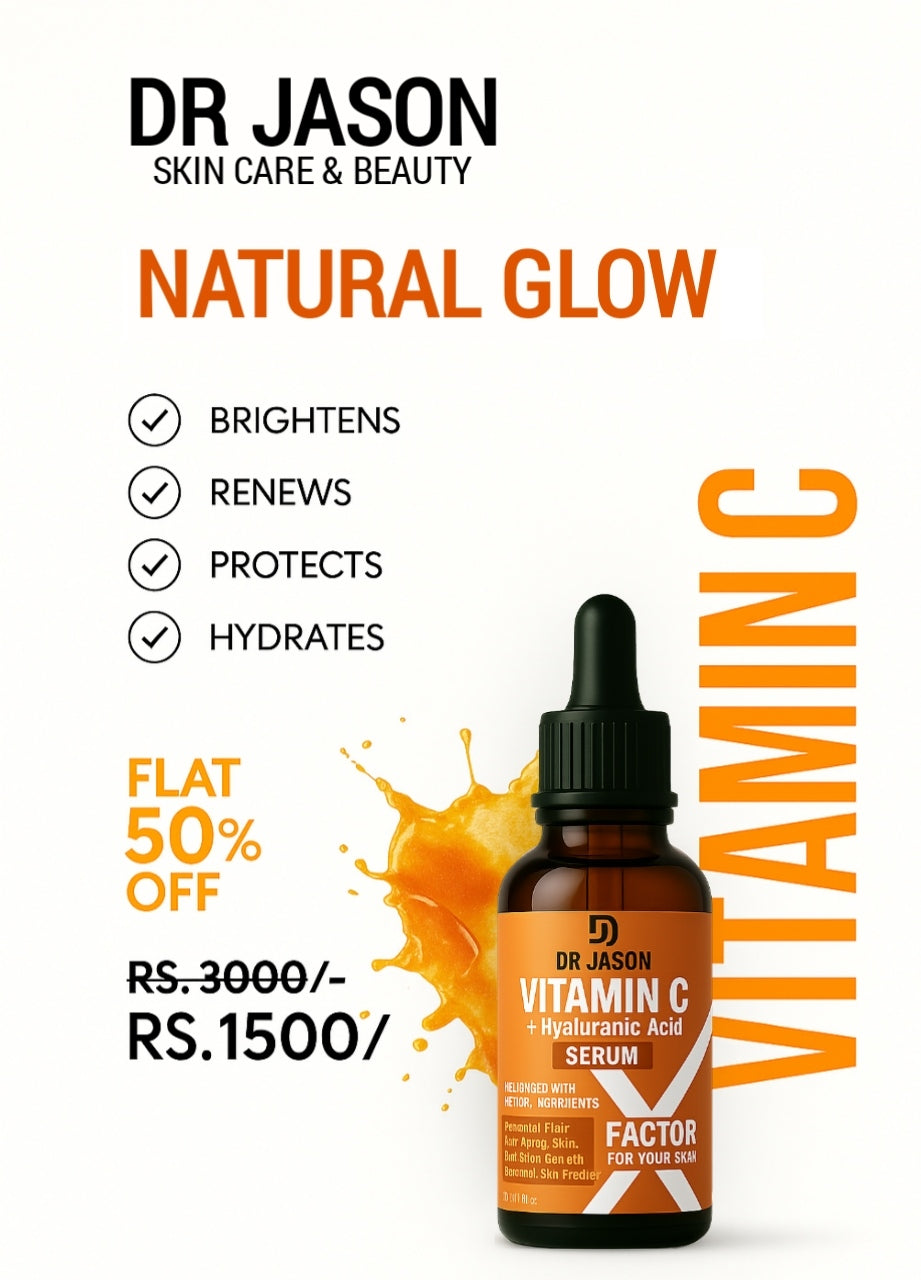 X Factor Vitamin C + Hyaluronic Acid Serum by Dr Jason