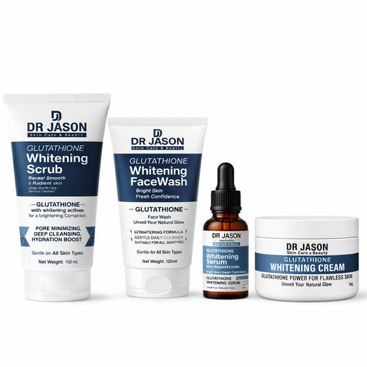 Dr. Jason Glutathione Whitening Face Kit – Skin Brightening, Dark Spot Removal & Glow Enhancing Facial Kit in Pakistan