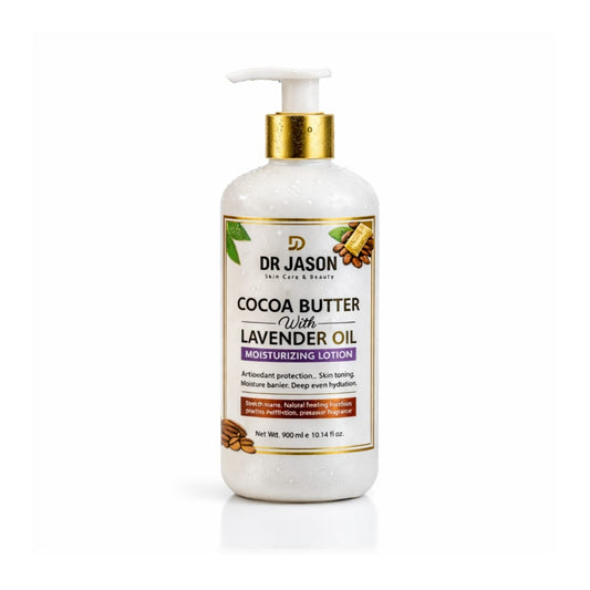 Dr. Jason Cocoa Butter with Lavender Oil Moisturizing Lotion 300ml | Deep Hydration & Relaxing Fragrance