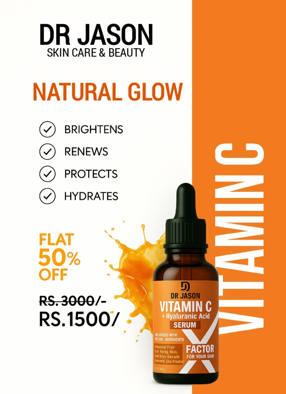 X Factor Vitamin C + Hyaluronic Acid Serum by Dr Jason