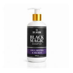 Dr Jason Black Magic Shampoo with Amla, Reetha & Shikakai 300 ml
